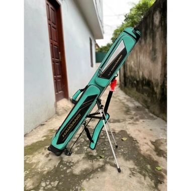 Bao đựng Cần Haixang 537 màu Hồng 125cm 2 ngăn chính 2 ngăn phụ cao cấp - 498k 3