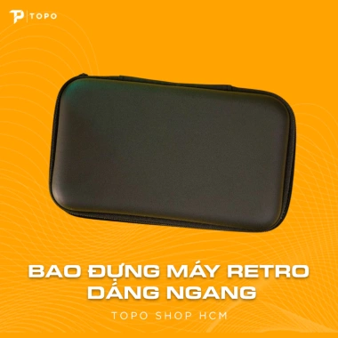 Bao đựng Retro dạng ngang cho RG35XX, RG40XX, RG34XX, PSP3.000, R36H - Bảo vệ bền, giảm 45.000₫