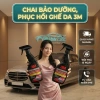 Bảo dưỡng ghế da ô tô 3M 39.040 - Phục hồi, làm bóng da nội thất, giảm giá 19.9k