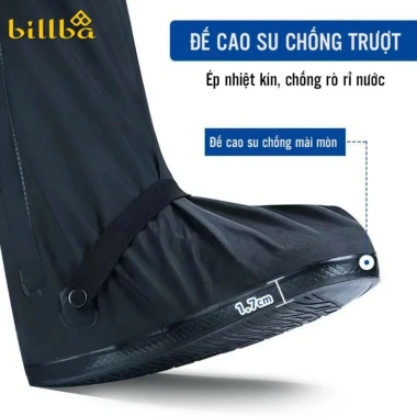 Bao giày chống nước, ủng bọc giày cổ cao chống trơn, tiện lợi - 85.000₫ 2
