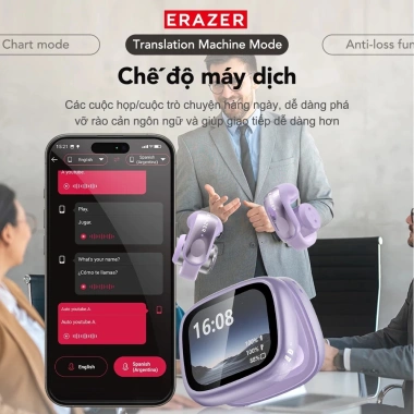 Bảo hành 1 năm Lenovo ERAZER XF28 AI Dịch Thuật Bluetooth 5.4 Tai Nghe HD, Gọi Video, ASMR - Giá 419.000₫ 4