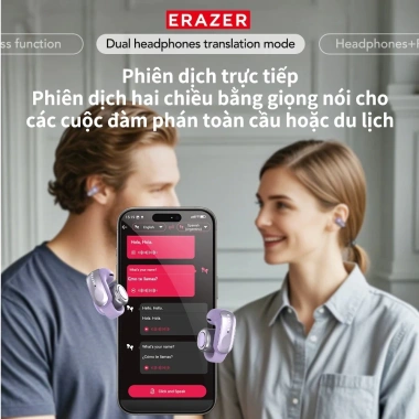 Bảo hành 1 năm Lenovo ERAZER XF28 AI Dịch Thuật Bluetooth 5.4 Tai Nghe HD, Gọi Video, ASMR - Giá 419.000₫ 5