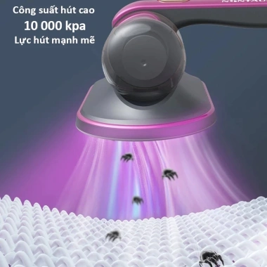 Bảo hành 1 tháng - Máy hút bụi cầm tay không dây Nhật Bản 8 đầu, đa năng giường nệm và ô tô, giảm giá chỉ 25.000 VND 9