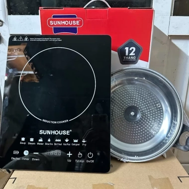 Bảo hành 36 tháng Bếp Từ SUNHOUSE SHD 6.011 - Công suất 2.200W, 8 chế độ nấu đa năng, giá 315.000₫ 2