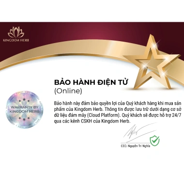 Bảo Hành Điện Tử Trà Thảo Dược Saffron, Đông Trùng Hạ Thảo, Mật Ong - Chỉ 959k, Giảm 19% 2
