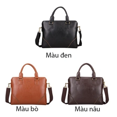 Bảo hành trọn đời - Cặp da công sở đa năng, nhiều ngăn, túi đựng laptop chính hãng, giảm giá 22% chỉ 1.260.000₫