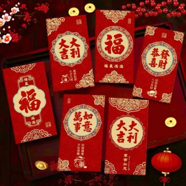 Bao lì xì cách tân cao cấp sang trọng Tết 2.026 - 6 chiếc, giá ưu đãi 28.000₫ 5
