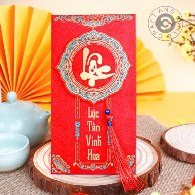 Bao Lì Xì Chúc Tết Cao Cấp 4D Phong Bao Lì Xì Cưới Hỏi Kèm Câu Chúc Giá 10.500₫