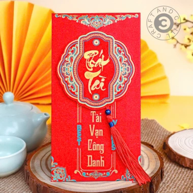 Bao Lì Xì Chúc Tết Cao Cấp 4D Phong Bao Lì Xì Cưới Hỏi Kèm Câu Chúc Giá 10.500₫
