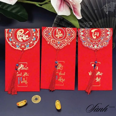 Bao Lì Xì Đỏ 3 Chữ Phúc Lộc Tài - Mừng Xuân Bính Ngọ 2.026 Sành Fashion Giá 59k 4 Bao Lì Xì Đỏ 3 Chữ Phúc Lộc Tài - Mừng Xuân Bính Ngọ 2.026 Sành Fashion Giá 59k 4