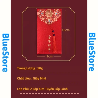 Bao Lì Xì Đỏ 5-10-14 chiếc - Quà Tặng May Mắn Tết, Năm Mới, Đám Cưới, Hỏi Bê Tráp - Chỉ 18.500 VND 3 Bao Lì Xì Đỏ 5-10-14 chiếc - Quà Tặng May Mắn Tết, Năm Mới, Đám Cưới, Hỏi Bê Tráp - Chỉ 18.500 VND 3