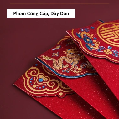Bao Lì Xì Đỏ 5-10-14 chiếc - Quà Tặng May Mắn Tết, Năm Mới, Đám Cưới, Hỏi Bê Tráp - Chỉ 18.500 VND 4 Bao Lì Xì Đỏ 5-10-14 chiếc - Quà Tặng May Mắn Tết, Năm Mới, Đám Cưới, Hỏi Bê Tráp - Chỉ 18.500 VND 4