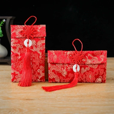 Bao Lì Xì Gấm Tết 2.026 Cao Cấp - Vải Nhung Nhiều Hoa Văn, Giá Ưu Đãi 6.784đ 5