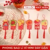 Bao lì xì liễng treo trang trí Tết 2.026: bao đựng tiền rời có dây treo, tua rua cây đào mai, giảm giá 36.5k 5