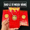 Bao lì xì Ngựa mạ vàng Thần Tài may mắn tài lộc Tết Bính Ngọ 2.026 - 5.830₫