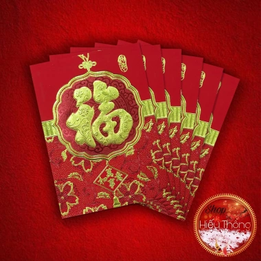 Bao lì xì phong bì Tết 2.026 size 11.5x8cm - 6 bao/tép giá chỉ 7.000đ 9 Bao lì xì phong bì Tết 2.026 size 11.5x8cm - 6 bao/tép giá chỉ 7.000đ 9