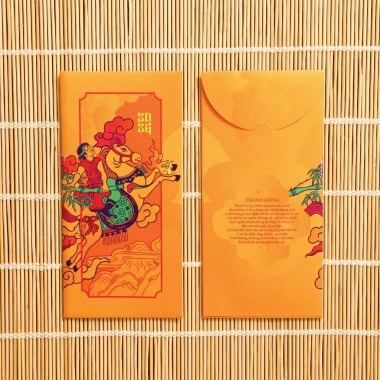 Bao Lì xì Tết 2.026 Phù Đổng Thiên Vương 5 chiếc - Thiết kế độc quyền, giá 25.000đ 10