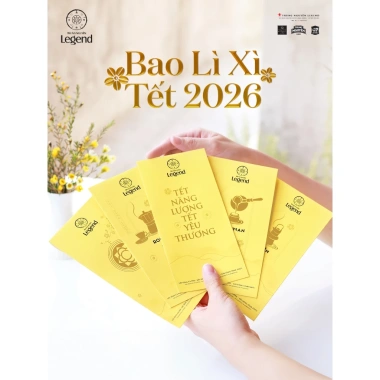 Bao Lì Xì Trung Nguyên Legend xấp 5 - Cà phê hòa tan ngon, giảm còn 20.000đ