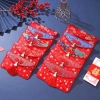Bao lì xì vải gấm cao cấp thêu hoa văn - Thiệp chúc Tết Năm Mới, giá chỉ 50.000đ 2