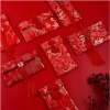 Bao Lì Xì Vải Gấm Màu Đỏ Tết - Thêu Họa Tiết Sang Trọng, Nạp Tài Đám Cưới Giá 25.000