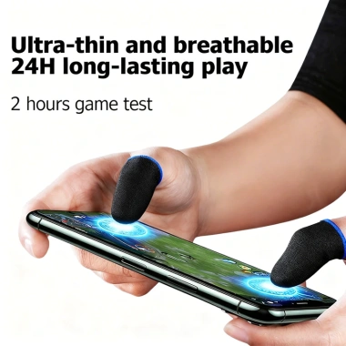 Bao Ngón Tay Game Sợi Bạc 18 Gauge Chống Mồ Hôi, Trượt, Siêu Nhạy - Giá 5.900đ