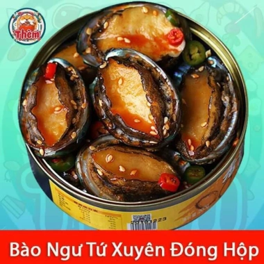 Bào Ngư, Tôm Hùm Đất, Hàu Sữa, Mực Trứng, Sò Điệp, Bạch Tuộc, Ốc Giác - Hải Sản Đóng Hộp Tứ Xuyên 100gr 59.890₫ 4