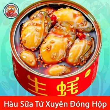 Bào Ngư, Tôm Hùm Đất, Hàu Sữa, Mực Trứng, Sò Điệp, Bạch Tuộc, Ốc Giác - Hải Sản Đóng Hộp Tứ Xuyên 100gr 59.890₫ 6
