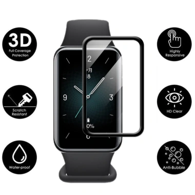 Bao Ốp Honor Smart Band 9 - Mạ trong suốt PET/PMMA, phim 3D cong bảo vệ màn hình kính cường lực