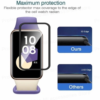 Bao Ốp Honor Smart Band 9 - Mạ trong suốt PET/PMMA, phim 3D cong bảo vệ màn hình kính cường lực