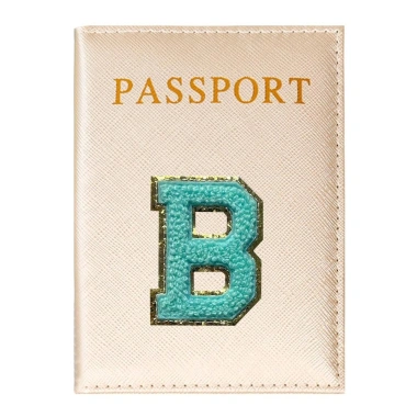 Bao passport xanh lá, vỏ bảo vệ tài liệu du lịch, túi vé logo thêu - chỉ 24.941₫