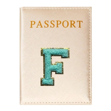 Bao passport xanh lá, vỏ bảo vệ tài liệu du lịch, túi vé logo thêu - chỉ 24.941₫