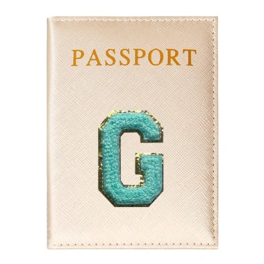 Bao passport xanh lá, vỏ bảo vệ tài liệu du lịch, túi vé logo thêu - chỉ 24.941₫