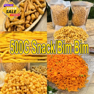Bão Sale 500g Snack Bim Bim Tự Chọn Siêu Ngon - Hàng Loại 1 Đồ Ăn Vặt Giá 55.000đ