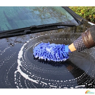 Bao Tay 2 Mặt Microfiber Lau Xe Ô Tô, Găng Tay San Hô Chuyên Dụng, Khăn Lau Xe Mềm Mại Thấm Hút, Giá 15.000 VND