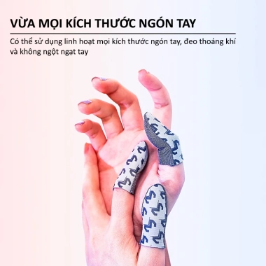 Bao tay MEMO V7 sợi bạc chống mồ hôi, chơi FF, Liên Quân, PUBG Mobile - 61.000 VND 8 Bao tay MEMO V7 sợi bạc chống mồ hôi, chơi FF, Liên Quân, PUBG Mobile - 61.000 VND 8