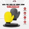 Bao tay rửa xe ô tô, xe máy sợi Microfiber - Gang tay lau bụi màu vàng xám, 30.000 VND