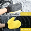 Bao tay rửa xe ô tô, xe máy sợi Microfiber - Gang tay lau bụi màu vàng xám, 30.000 VND 4