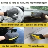 Bao tay rửa xe ô tô, xe máy sợi Microfiber - Gang tay lau bụi màu vàng xám, 30.000 VND 6