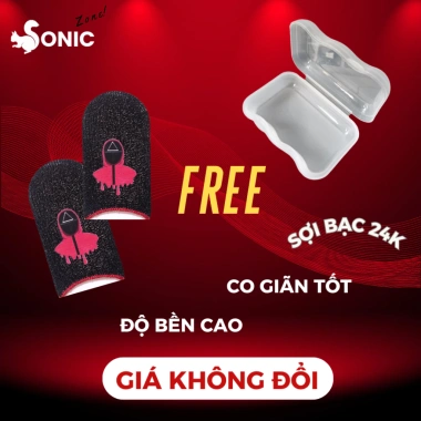 Bao tay Squid Game sợi bạc 24k chống mồ hôi Freefire PUBG Liên Quân Mobile giá 10.000 VND