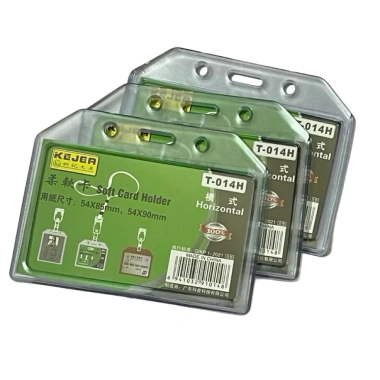 Bao thẻ bảng tên nhựa dẻo cao cấp 1 ngăn T-014V/H - Giá 10.000đ, giảm 2.300đ
