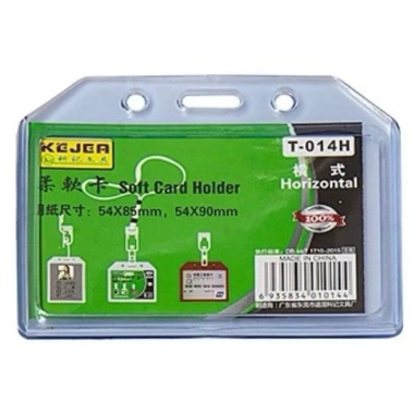 Bao thẻ bảng tên nhựa dẻo cao cấp 1 ngăn T-014V/H - Giá 10.000đ, giảm 2.300đ