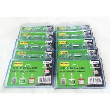 Bao thẻ bảng tên nhựa dẻo cao cấp 1 ngăn T-014V/H - Giá 10.000đ, giảm 2.300đ