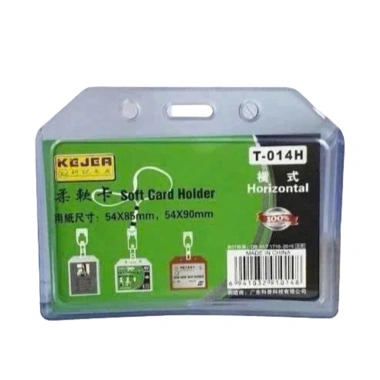 Bao thẻ bảng tên nhựa dẻo cao cấp 1 ngăn T-014V/H - Giá 10.000đ, giảm 2.300đ