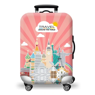 Bao trùm vali dày dặn chắc chắn - Kèm dây đai & khóa kéo - Hàng loại 1, chỉ 120.000₫
