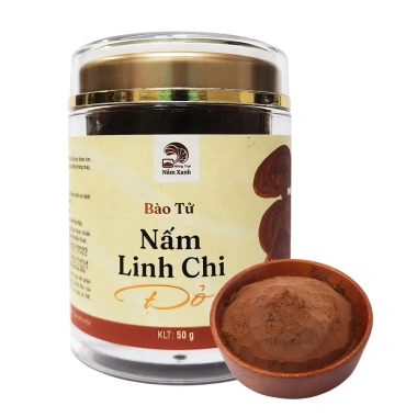 Bào Tử Nấm Linh Chi Đỏ 50-100gr - Tăng Cường Miễn Dịch, Giảm Giá 650k Nấm Xanh