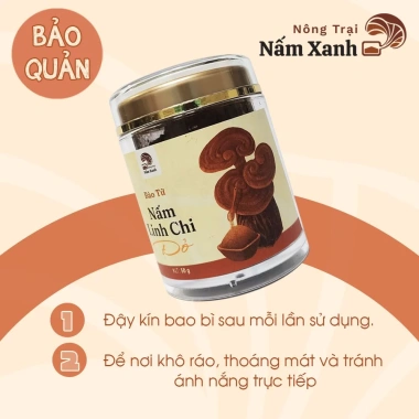 Bào Tử Nấm Linh Chi Đỏ 50-100gr - Tăng Cường Miễn Dịch, Giảm Giá 650k Nấm Xanh 3 Bào Tử Nấm Linh Chi Đỏ 50-100gr - Tăng Cường Miễn Dịch, Giảm Giá 650k Nấm Xanh 3