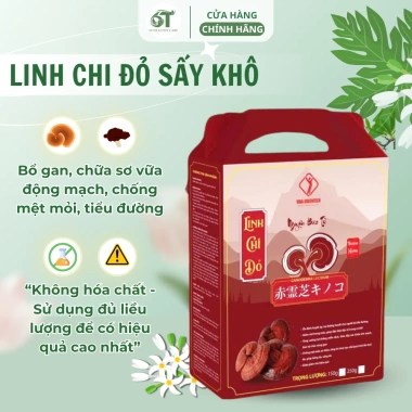 Bào tử nấm linh chi đỏ: Bồi bổ, ổn định huyết áp, lưu thông máu, chỉ 250.000đ