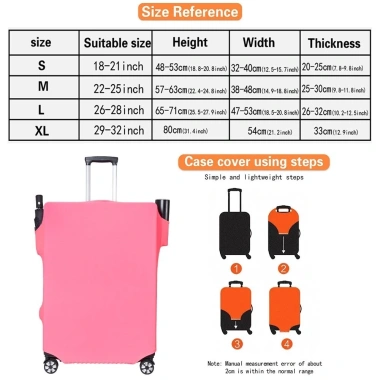 Bao vali dày 18-32 inch họa tiết hoa hồng: Bảo vệ chất lượng cao, giảm giá 18%