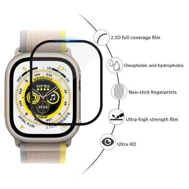 Bảo Vệ Màn Hình Apple Watch Ultra 49mm, 8-7, iWatch 6-5-4 SE, Phim Không Kính, 51.978đ