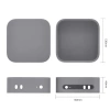 Bảo vệ METUBE vỏ silicon chống bụi, nước cho Mac mini M4 2.024 - trong suốt, không trầy xước 2